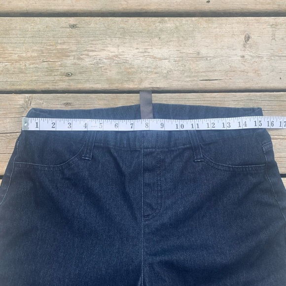 💙 George Dark Wash Denim Look Leggings - Size L/G - Picture 5 of 6